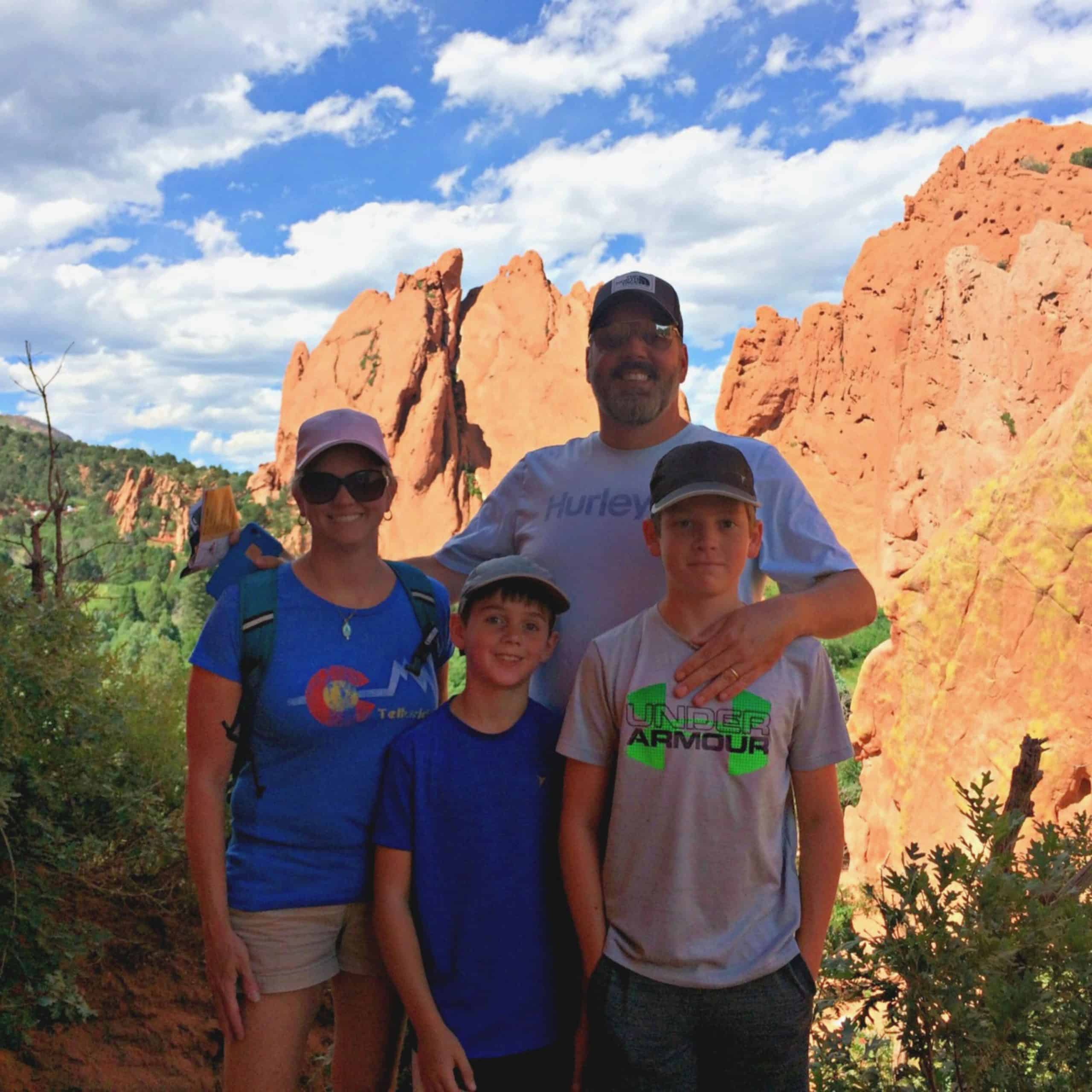 A group of people posing for a picture.