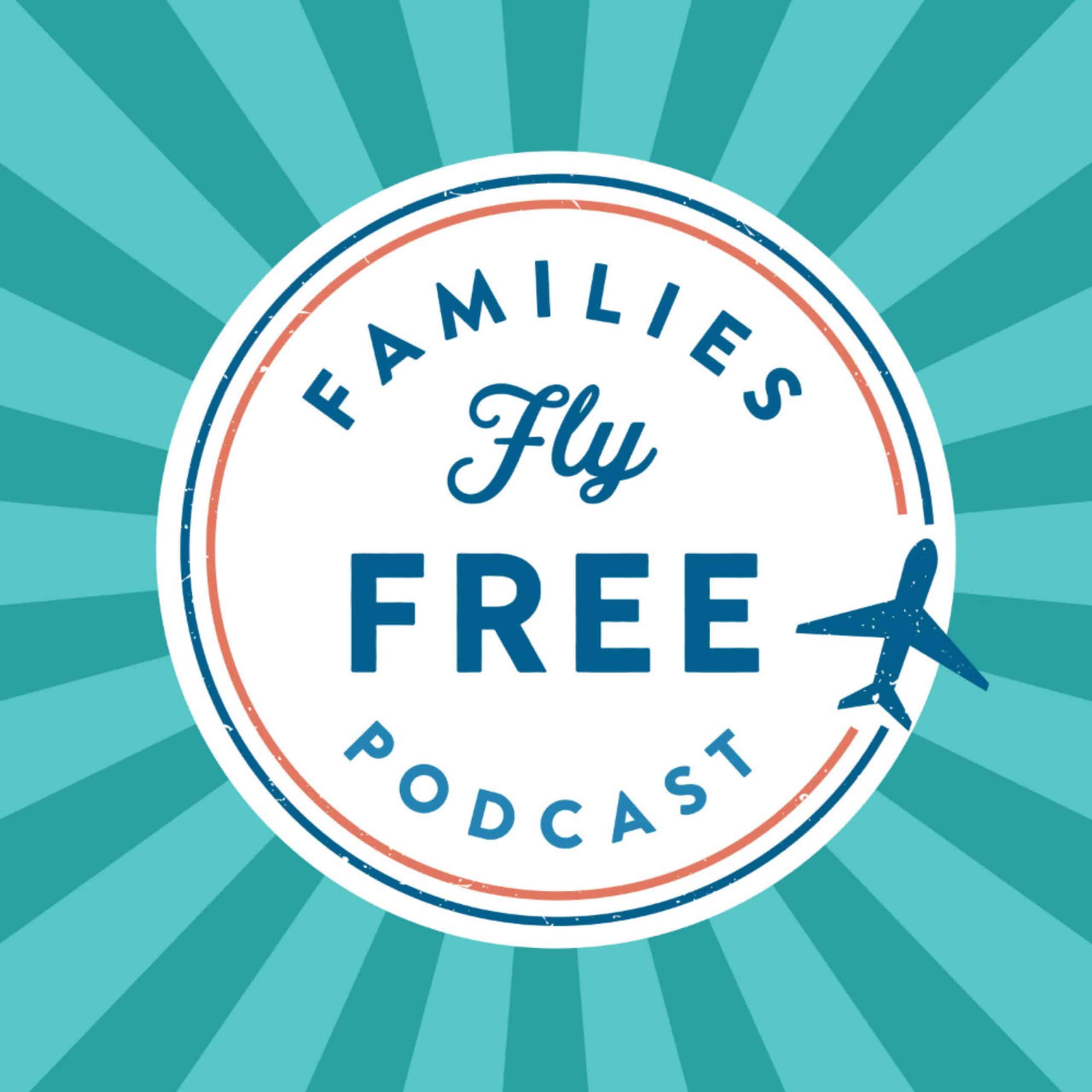 Families fly free podcast logo.