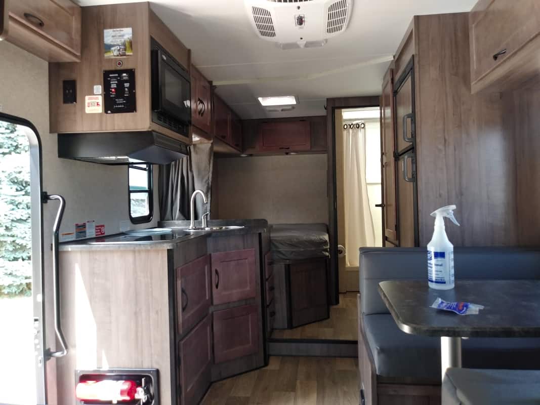 Cruise America RV rental interior