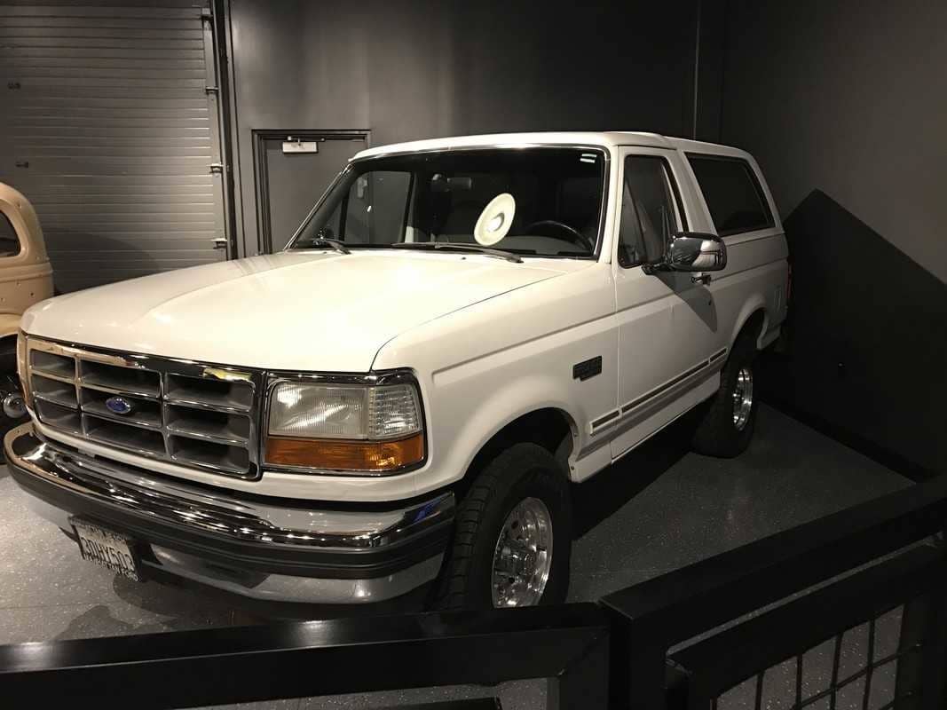 Alcatraz East Crime Museum OJ Ford Bronco