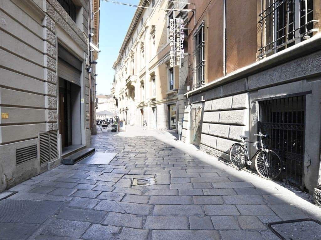 Bologna apartment street view