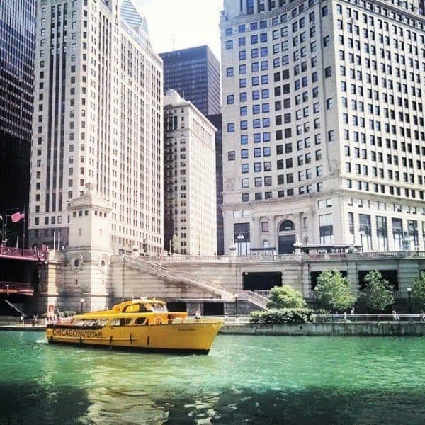 Chicago Water Taxi on Chicago River