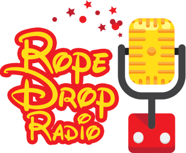 The logo for rope drop radio.