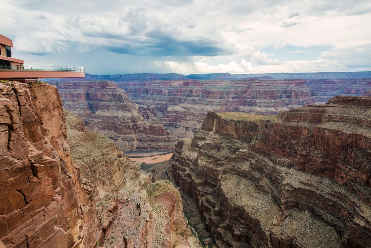 View of Grand Canyon West Skywalk