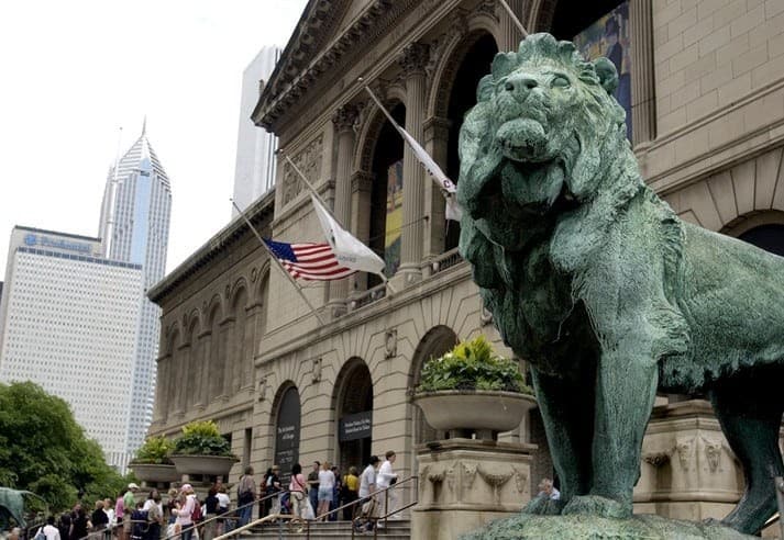 Art Institute of Chicago entrance