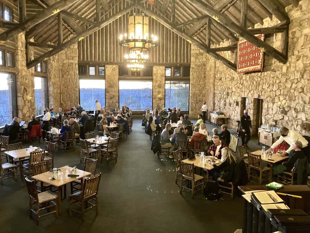 View of Main Lodge Dining Room - Grand Canyon North Rim dining