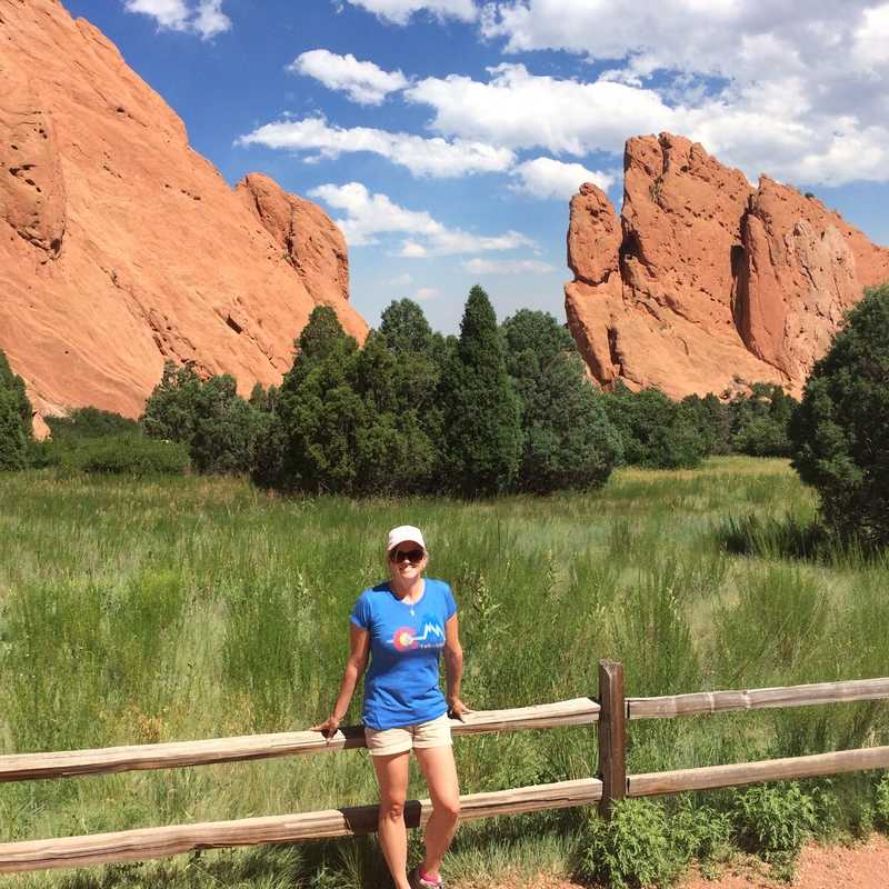 Garden of the gods in colorado.