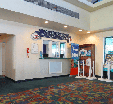 Inside the Yankee Freedom terminal in Key West.