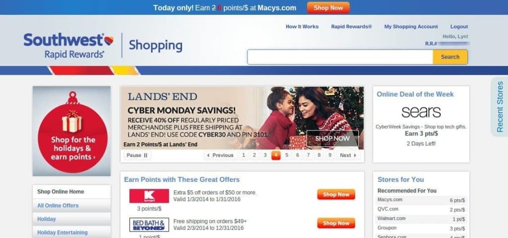 Southwest Shopping Portal