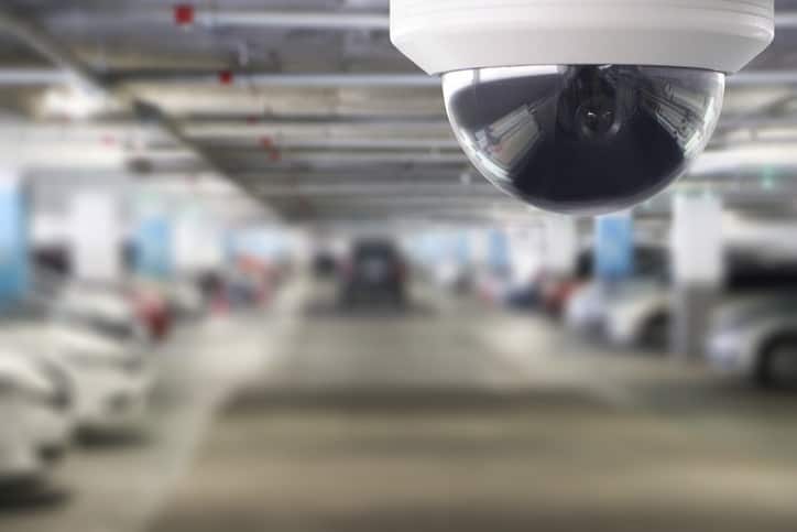 airport parking security camera