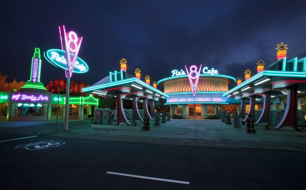 Flo's V8 Cafe Carsland Disney California Adventure