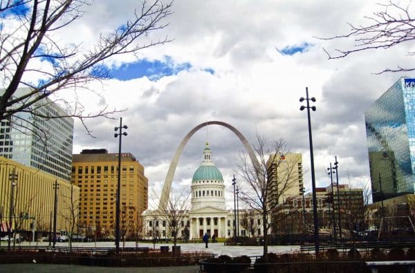 One of the things to do in St. Louis is visiting the iconic Gateway Arch.