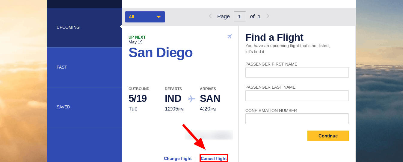 how to cancel a southwest flight