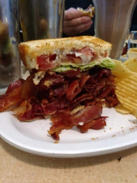 Crown Candy St. Louis, heart stopping BLT