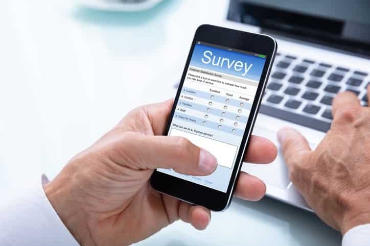 online survey smartphone airline miles