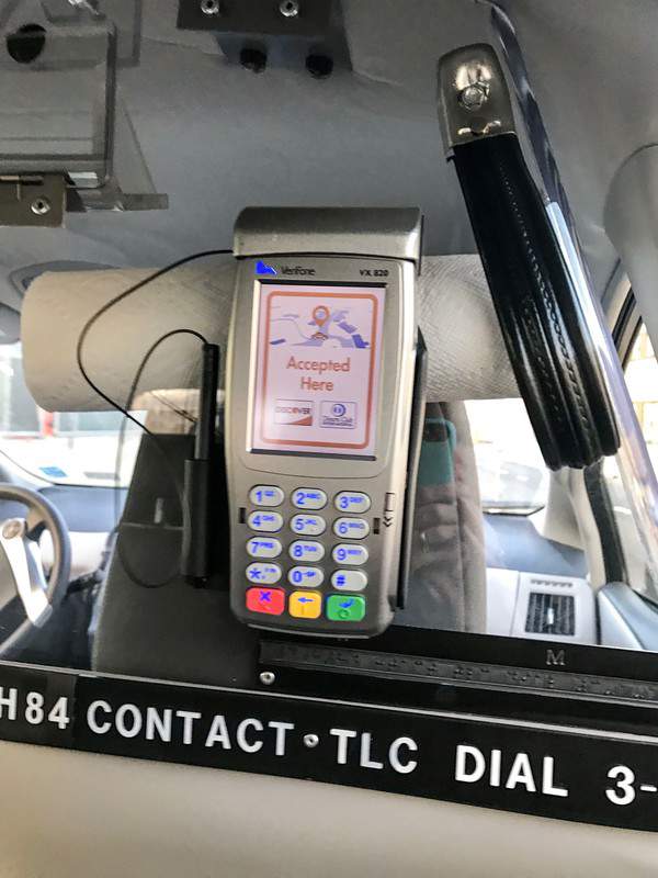 New York City taxi payment