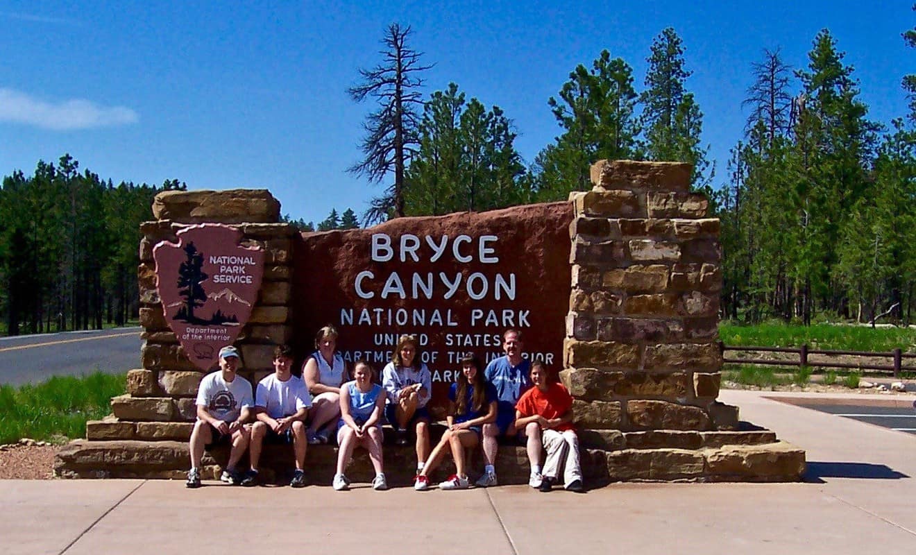 Bryce Canyon National Park entrance sign