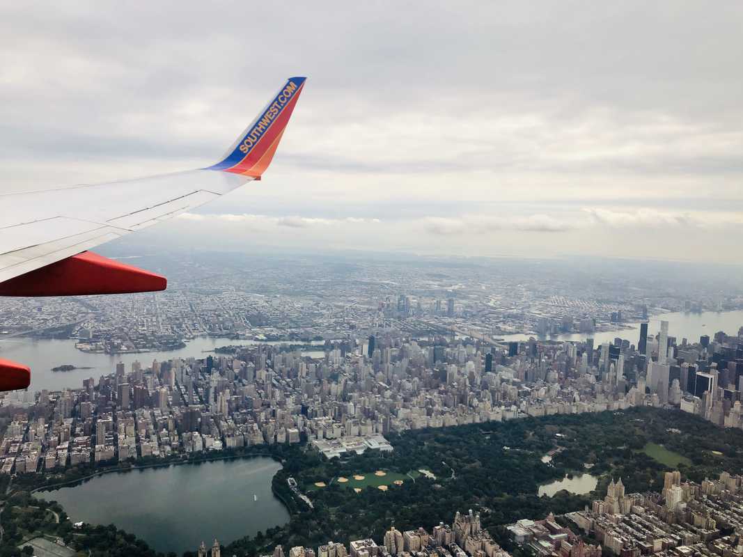 Southwest plane New York City