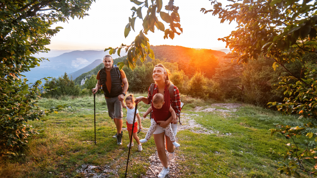 family hike