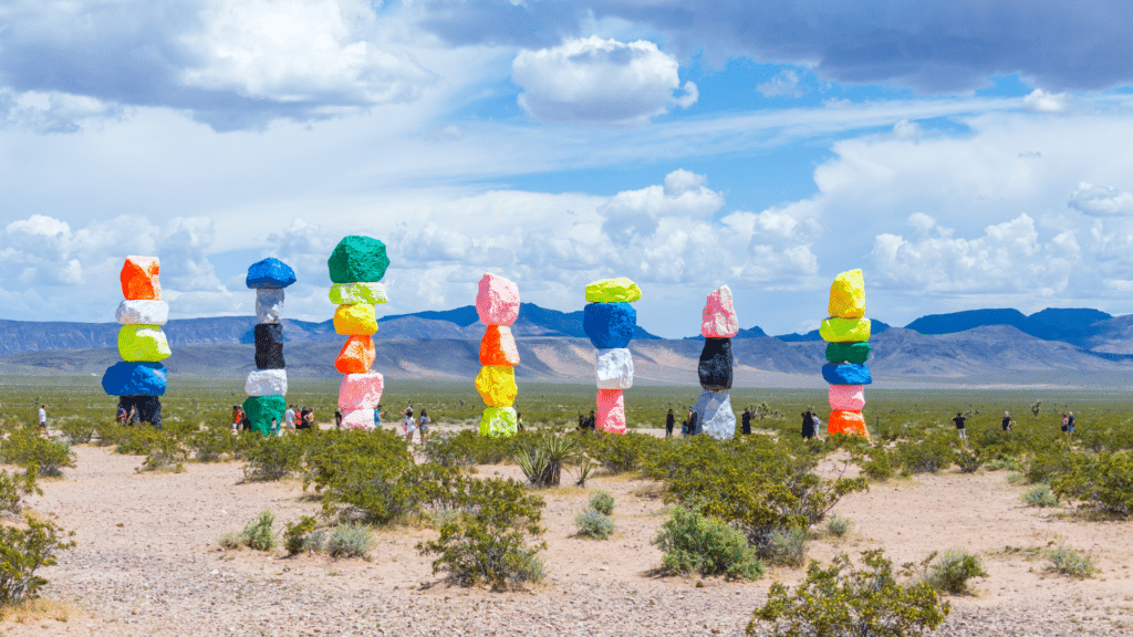 Seven Magic Mountains Outdoor Sculpture Park