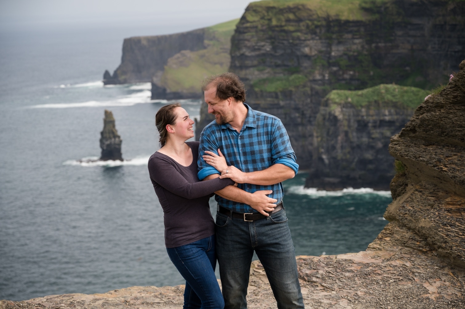 Jesse Brown and wife Ireland