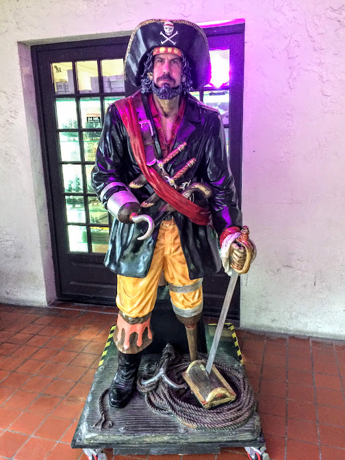 A pirate statue 