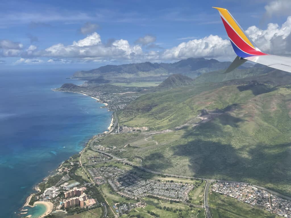 Southwest plane Hawaii